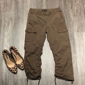 Brown cargo capris